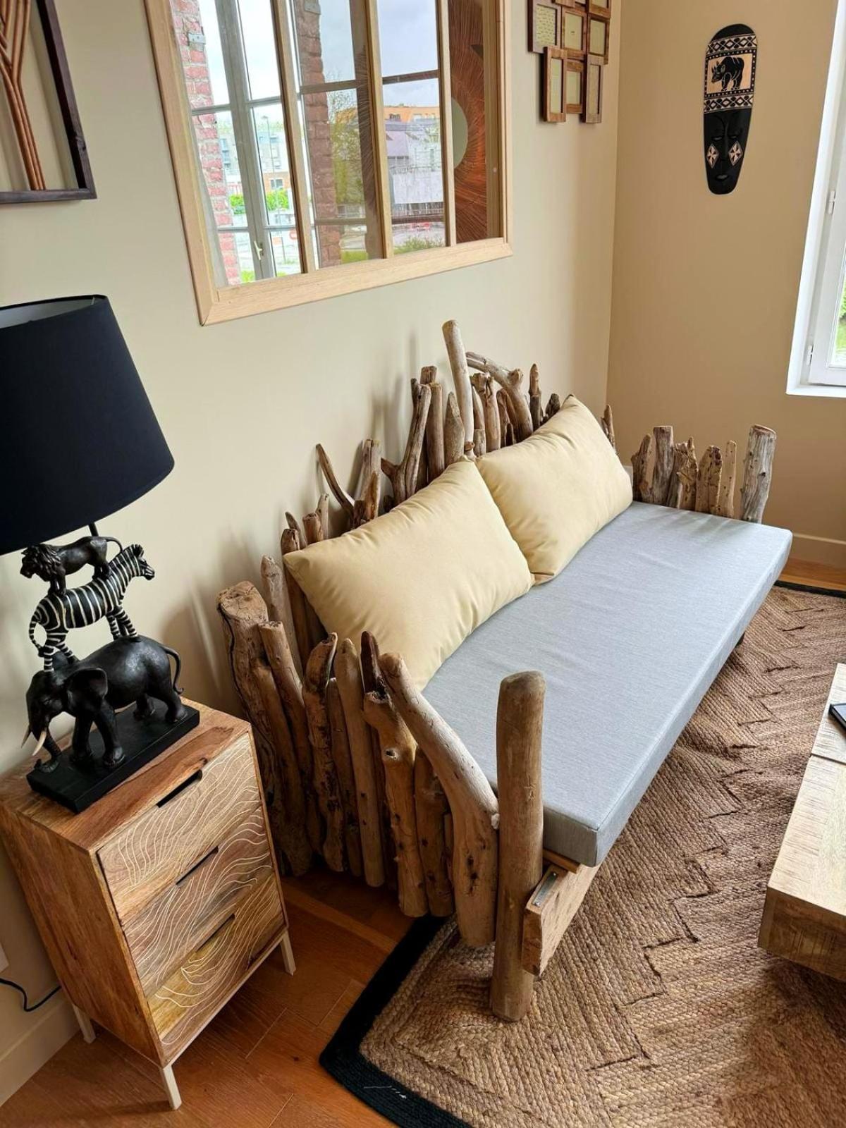 Duplex Safari Jusqu'A 4 Personnes, Spa, Cinema Et Lit Sous Les Arbres, Day Use, 10 Min Centre Amiens Luaran gambar
